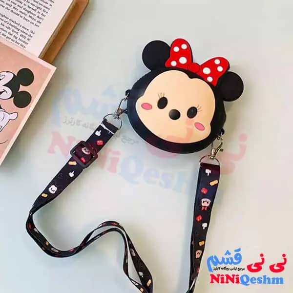 کیف سیلیکونی فانتزی بچگانه طرح میکی کد 007
