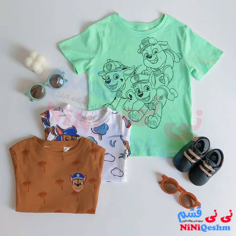 تیشرت بچه گانه استین کوتاه کد 21197