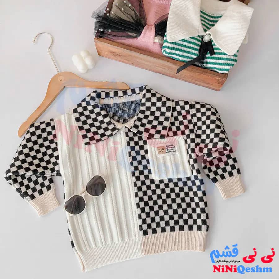بلوز بافت بچه گانه کد 21204