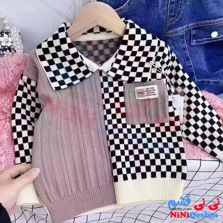 بلوز بافت بچه گانه کد 21205