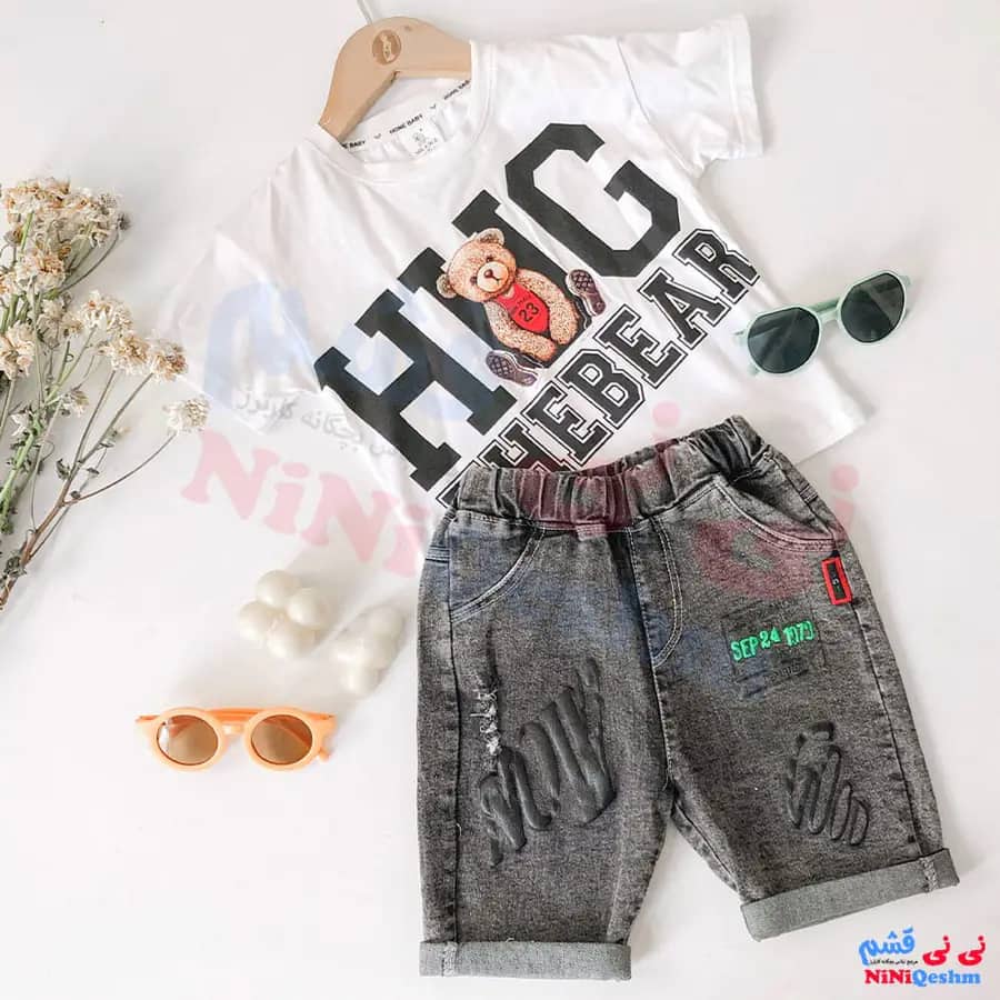 تیشرت شلوارک بچه گانه کد 21421