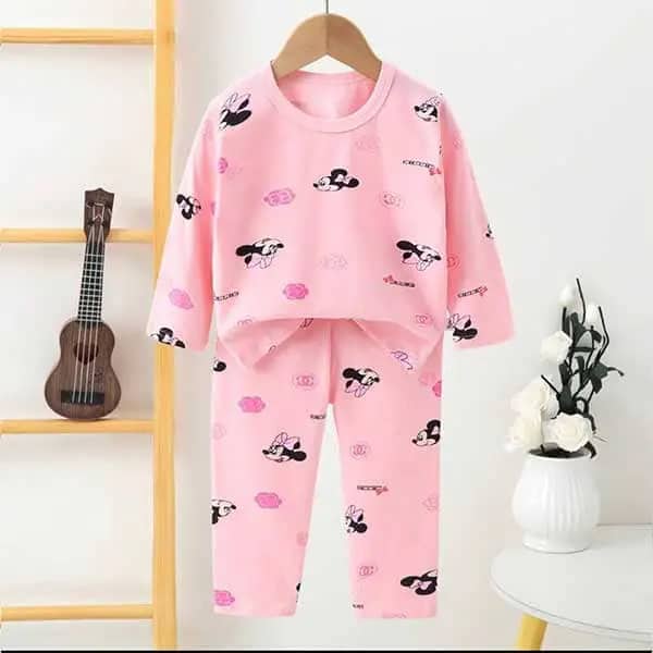 بلوز شلوار راحتی بچه گانه کد 21667