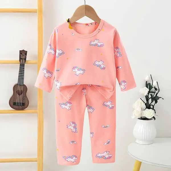 بلوز شلوار راحتی بچه گانه کد 21674