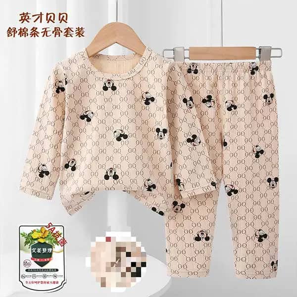 بلوز شلوار راحتی بچه گانه کد 21688