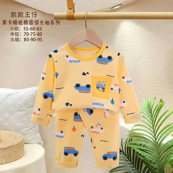 بلوز شلوار راحتی بچه گانه کد 21700