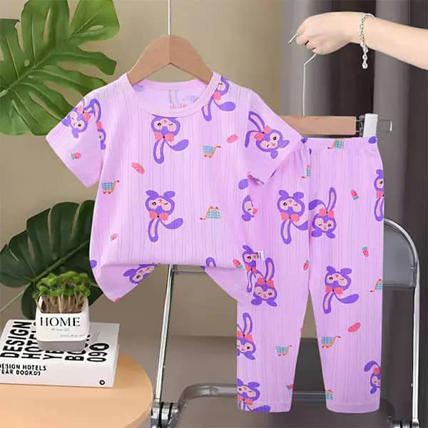 بلوز شلوار راحتی بچه گانه کد 21823
