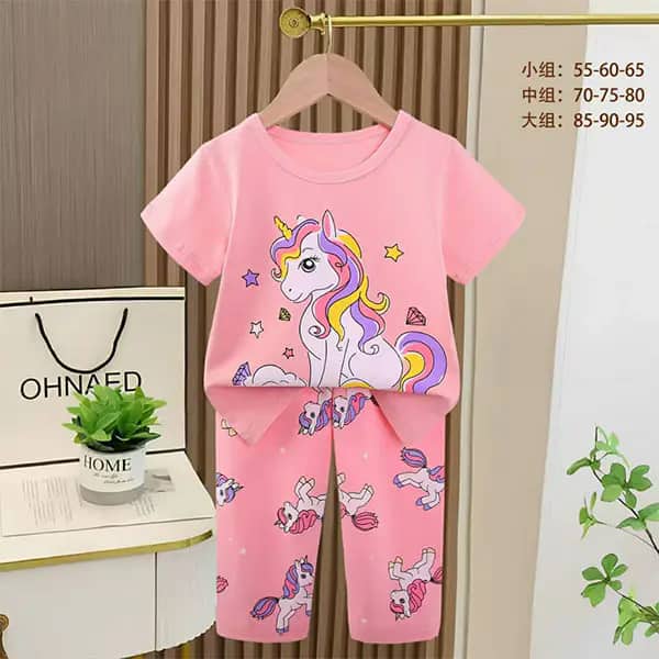 بلوز شلوار راحتی بچه گانه کد 21827