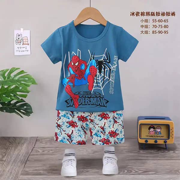 تیشرت شورت پسرانه کد 21876