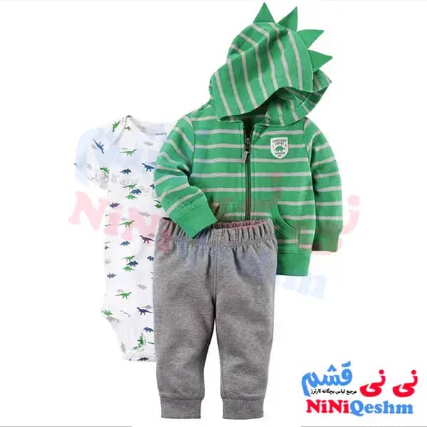 سه تکه سویشرتی پسرانه کارترز کد 6140