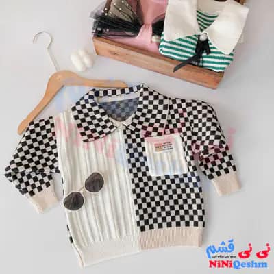 بلوز بافت بچه گانه کد 21204