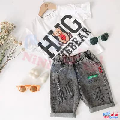 تیشرت شلوارک بچه گانه کد 21421