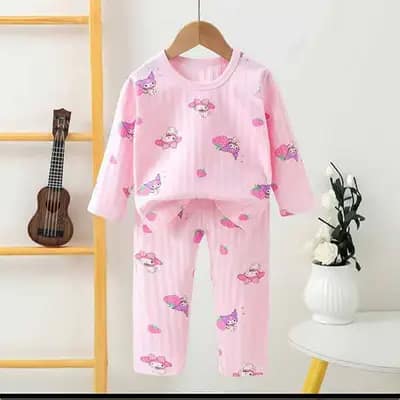 بلوز شلوار راحتی بچه گانه کد 21665