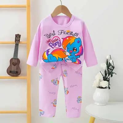 بلوز شلوار راحتی بچه گانه کد 21675