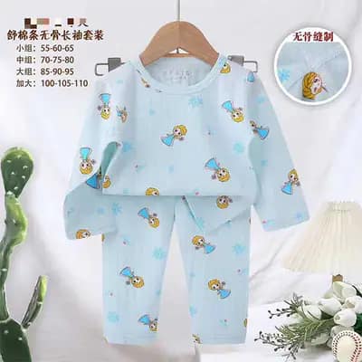 بلوز شلوار راحتی بچه گانه کد 21689