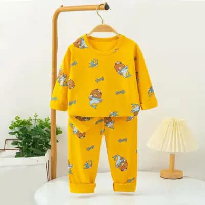 بلوز شلوار راحتی بچه گانه کد 21759