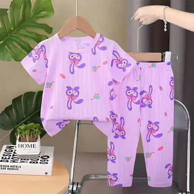 بلوز شلوار راحتی بچه گانه کد 21823