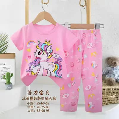 بلوز شلوار راحتی بچه گانه کد 21825