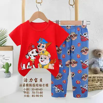 بلوز شلوار راحتی بچه گانه کد 21826