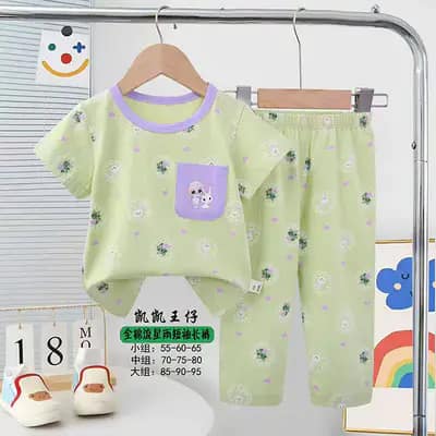 بلوز شلوار راحتی بچه گانه کد 21860
